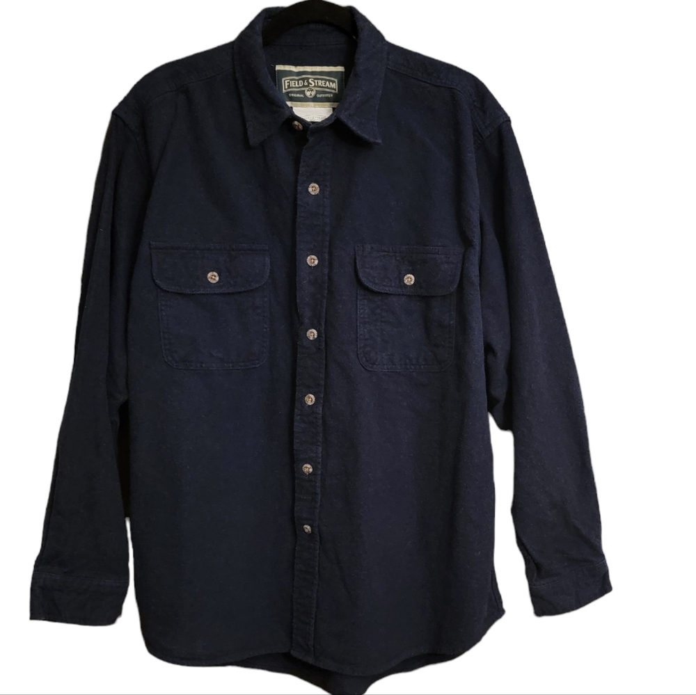 Field & Stream solid color long sleeve flannel
